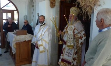 Στον Ι. Ναό του Αγίου Μηνά Καρδιανής Ιεράς Νήσου Τήνου ιερούργησε ο Σεβασμιώτατος κ. Δωρόθεος Β΄