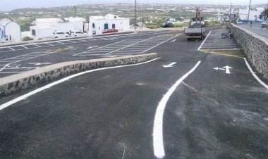 Αναδιαγράμμιση τμημάτων Οδικού Δικτύου νήσου Θήρας