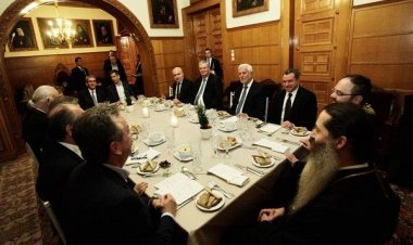 Επίσημο δείπνο στους Περιφερειάρχες παρέθεσε ο Αρχιεπίσκοπος Αθηνών, Ιερώνυμος