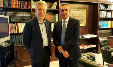 Συνάντηση Περιφερειάρχη Γ. Χατζημάρκου με τον Υφυπουργό Αθλητισμού Σταύρο Κοντονή