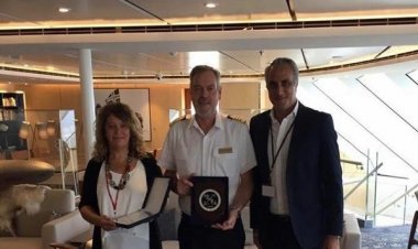 Η Μύκονος υποδέχτηκε το νεότευκτο κρουαζιερόπλοιο “ Viking Sea”