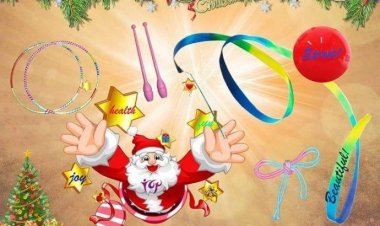 Xριστουγεννιάτικες επιδείξεις από το τμήμα Ρυθμικής Γυμναστικής του Α.Ο Μυκόνου