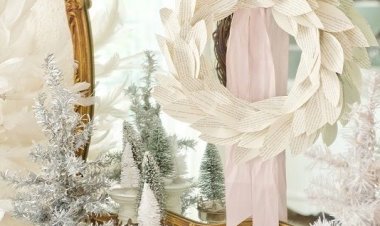 17 Σημεία με Ροζ και Άσπρο θέμα, για το Πρωτοχρονιάτικο καθιστικό!!