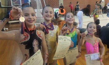 Γεμάτη Μετάλλια και Διακρίσεις επέτρεψε η αποστολή της Ρυθμικής του Α.Ο. Μυκόνου