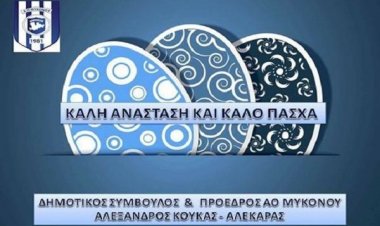 Ευχές για Καλή Ανάσταση και Καλό Πάσχα από τον Αλέξανδρο Κουκά