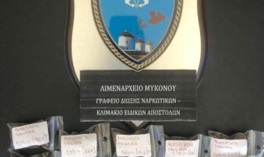 Σύλληψη τριών αλλοδαπών για ναρκωτικά στη Μύκονο