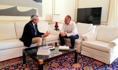 Συνάντηση Γεραπετρίτη με Χατζημάρκο, για το θέμα της στελέχωσης της Περιφέρειας Νοτίου Αιγαίου