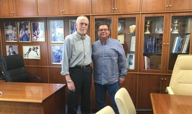 Ο Δήμαρχος της Μήλου Μανώλης Μικέλης συναντήθηκε με τον Γενικό Γραμματέα του ΣΕΓΑΣ Βααίλη Σεβαστή