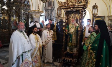 Mykonos Monastery: Με ευλάβεια οι φιλάγιοι Μυκονιάτες εόρτασαν την απόδοση της Κοιμήσεως της Θεομήτορος {pics+video}