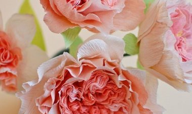 Απλά Χάρτινα Λουλούδια για την Ημέρα της Μητέρας (βήμα-βήμα)