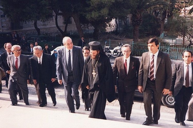Ο Σεβασμιώτατος κ. Δωρόθεος Β' στην εξόδιο ακολουθία του διατελέσαντος Πρωθυπουργού Κωνσταντίνου Μητσοτάκη