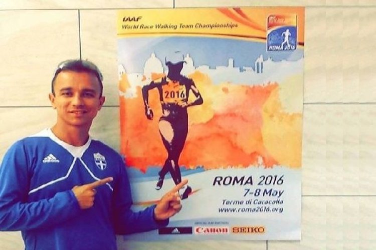 Διεκδικει την 9η του νίκη στο πανελλήνιο πρωτάθλημα βάδην ο αθλητής του ΑΟ Μυκόνου Αλέξανδρος Παπαμιχαήλ