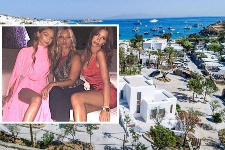 Gigi Hadid, Emily Ratajkowski, Kate Moss Dazzle Greece’s Mykonos [Pics+Videos]