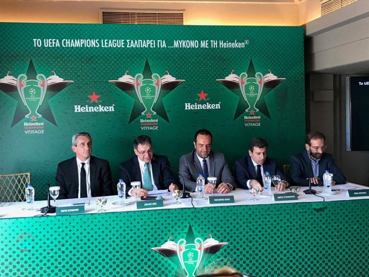 Το UEFA Champions League σαλπάρει για …Μύκονο με τη Heineken®