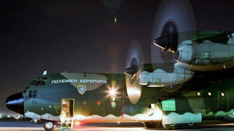 ΕΚΤΑΚΤΟ: Αεροσκάφος C-130 της ΠΑ μετέφερε εσπευσμένα στην Λέσβο 4 διμοιρίες ΜΑΤ - Εκτός ελέγχου η κατάσταση [Video]