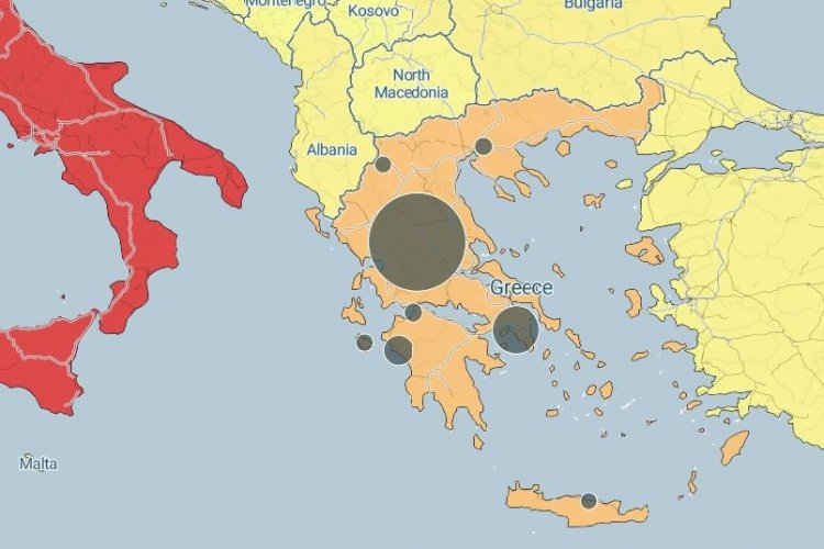 Coronavirus: Δείτε στον Διαδραστικό Χάρτη για την Ελλάδα και τον Κόσμο την εξέλιξη των κρουσμάτων