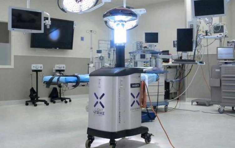 Coronavirus Pandemic:  Ιαπωνικό ρομπότ απολυμαίνει με υπεριώδη ακτινοβολία