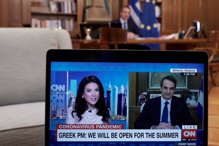 PM Mitsotakis on CNN: Σημαντική εξέλιξη για την Ελλάδα και τον τουρισμό το πιστοποιητικό εμβολιασμού
