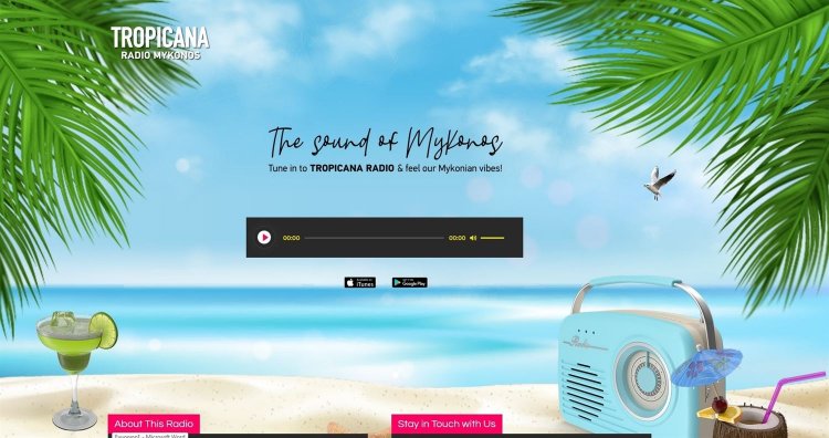 Tropicana Mykonos: “Listen to the Sound of Mykonos” - Tune in to Tropicana Radio & feel our Mykonian vibes!