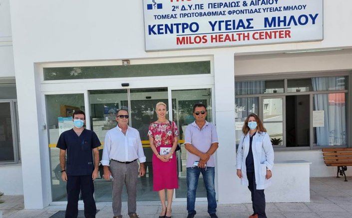 MP Katerina Monogiou: Ευχαριστίες στην Κατερίνα Μονογιού για την συμβολή της στην πρόσληψη ιατρού στο Κ.Υ. και στην αναβάθμιση του Κρατικού Αερολιμένα Μήλου