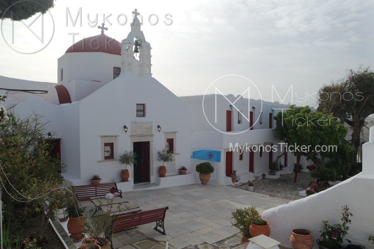 Mykonos Monasteries: Πρόγραμμα πανηγύρεως Αγίου Μάμαντος στην Ιερά Μονή Παλαιοκάστρου Άνω Μεράς