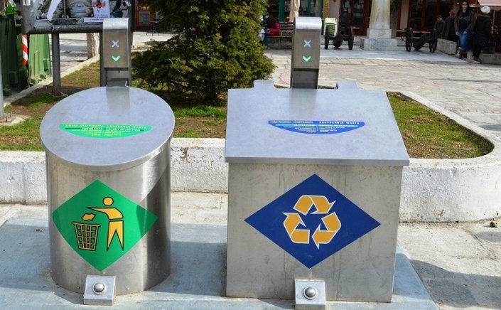 Municipality of Syros: Ένταξη προμήθειας  3 οικολογικών βυθιζόμενων κάδων στο πράσινο ταμείο