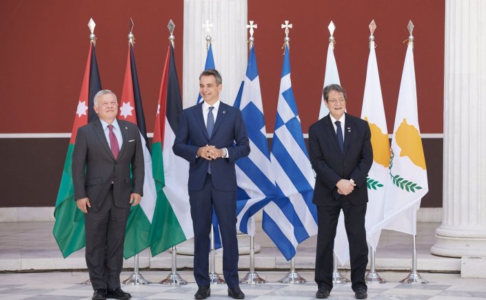 Joint statement: Κοινή δήλωση Ελλάδας - Ιορδανίας - Κύπρου: Στήριξη σε μια δίκαιη, συνολική και βιώσιμη επίλυση του Κυπριακού