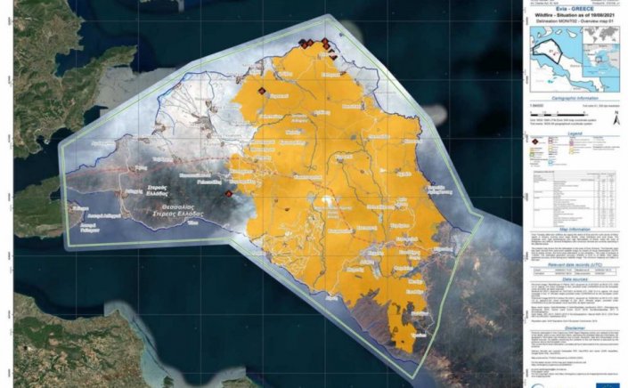 Wildfires - Copernicus: Δάκρυα και ΣΟΚ για τη φωτογραφία που δημοσίευσε – Χιλιάδες στρέμματα καμμένα