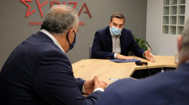 SYRIZA Leader  Tsipras: Νέα αρχή με πέντε μέτρα για τις μικρομεσαίες επιχειρήσεις