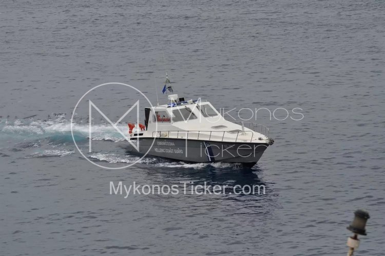 Mykonos: Βλάβη σε tender του τουριστικού σκάφους "ΜΥΡΤΩ" στη Μύκονο