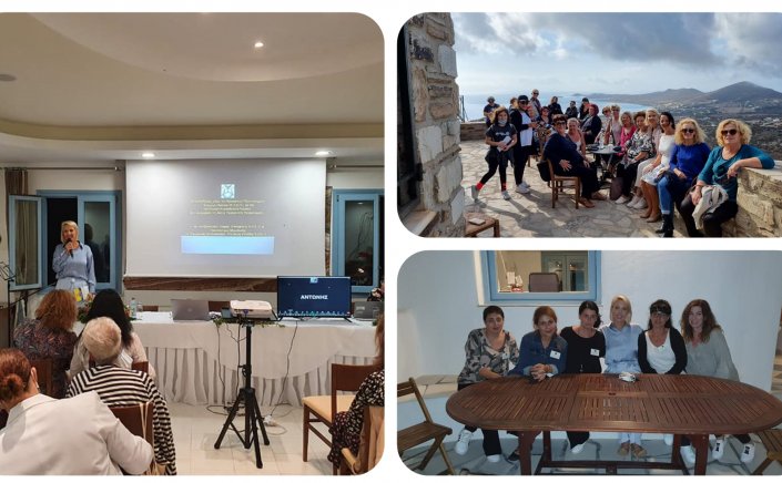 MP katerina Monogiou: Η Κατερίνα Μονογυιού στην Πάρο και την Αντίπαρο για το 12ο Πανκυκλάδικο Συνέδριο Συλλόγων Γυναικών