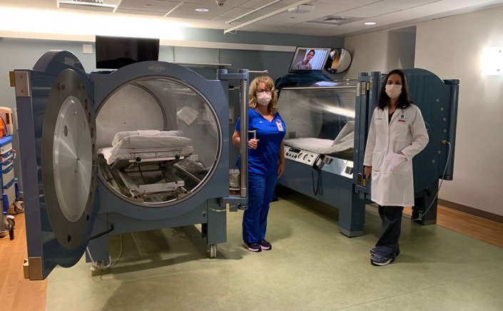 Hyperbaric Oxygen Therapy /  Το υπερβαρικό οξυγόνο υψηλής πίεσης πιο αποτελεσματικό στους ασθενείς Covid-19 με σοβαρή δύσπνοια