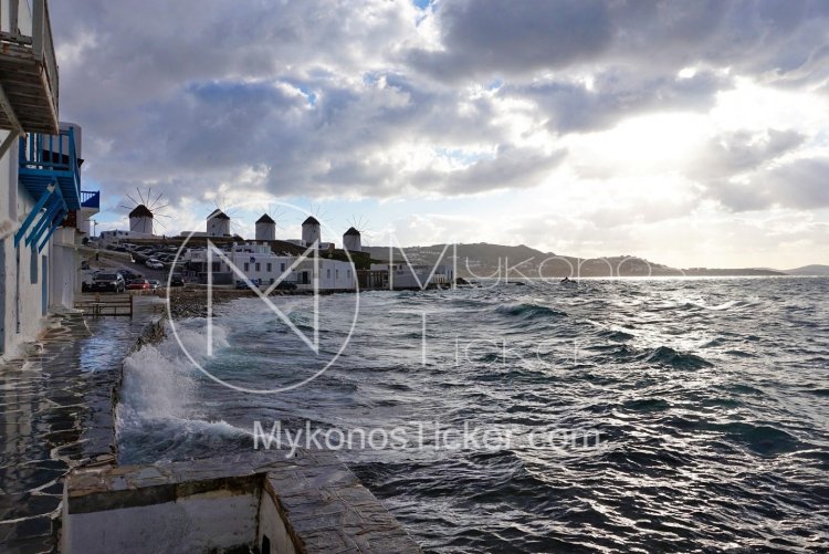 Mykonos Forecast: Με βροχές, καταιγίδες και κρύο ξεκινά η εβδομάδα!! Βροχερή η Μύκονος μέχρι την Τετάρτη [Διαδραστικός Χάρτης]