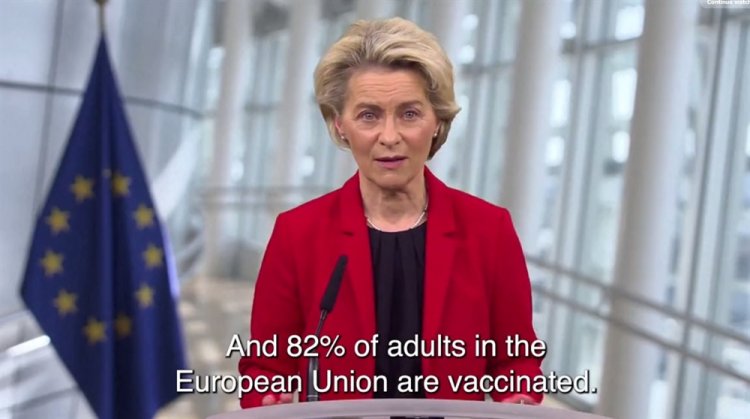 Ursula von der Leyen: Εάν όλοι οι εμβολιασμένοι στην ΕΕ έκαναν ενισχυτική δόση, θα αποφεύγαμε 1 εκατ. νοσηλείες