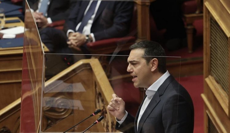 Syriza Leader Trsipras:Τα νοικοκυριά δεν έχουν να βγάλουν το μήνα και εσείς κάνετε πάρτι με δημόσιο χρήμα