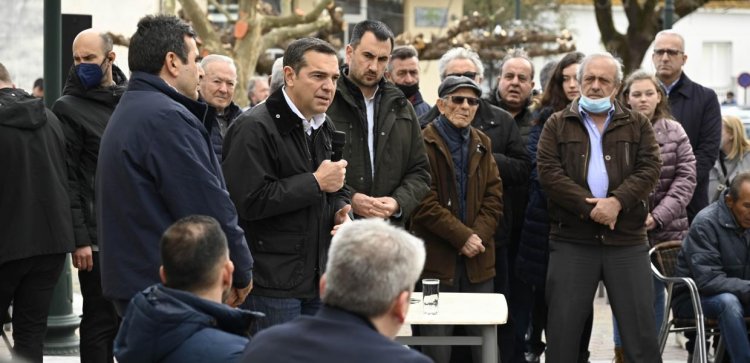 SYRIZA Alexis Tsipras:  Θα αναλάβουμε πάλι τη βαριά ευθύνη αφού θα δραπετεύσει ο πρωθυπουργός της δικαιολογίας