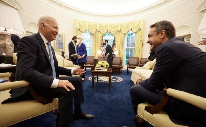 Mitsotakis-Biden meeting: Η δημοκρατία, η συναντίληψη στα ενεργειακά, τα F-35, η απόρριψη της τουρκικής προκλητικότητας στη συνάντηση Μητσοτάκη - Μπάιντεν (βίντεο)