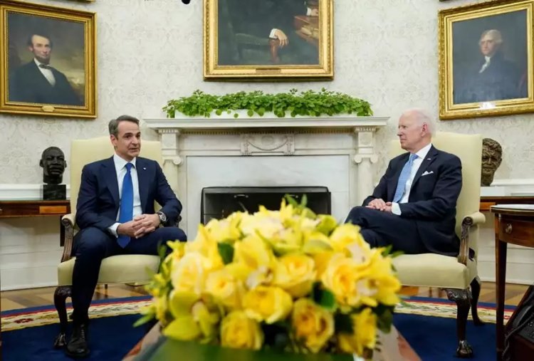 Biden-Mitsotakis meeting: Στον Λευκό Οίκο ο πρωθυπουργός Κυρ. Μητσοτάκης / Τζο Μπάιντεν - «Οι σχέσεις μας καλύτερες από ποτέ»