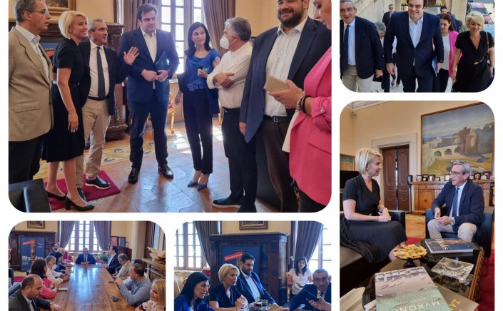 Aegean Islands: Η Κατερίνα Μονογυιού στο κυβερνητικό κλιμάκιο που επισκέπτεται την Ρόδο