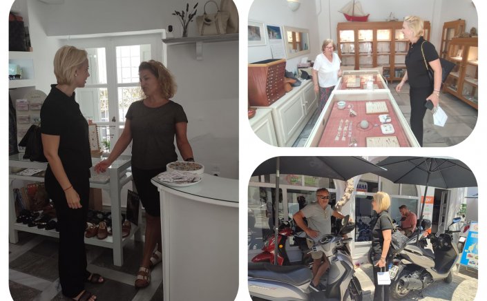 MP Katerina Monogiou: Η Κατερίνα Μονογυιού δίπλα στους Κυκλαδίτες - Περιοδεία και επαφές με επιχειρηματίες και κατοίκους της Πάρου