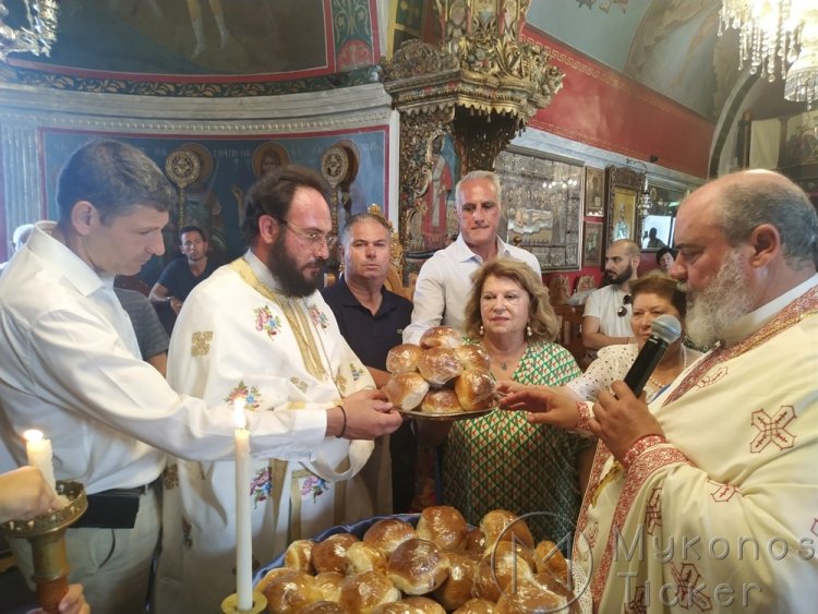 Church of Mykonos: Η Μυκονιάτικη Ξενοδοχία τίμησε τη μνήμη του Προστάτη της, Άγίου Σαμψών στον Ι.Ν.Μ. της Μεγάλης Παναγιάς [Eικόνες & Videos]