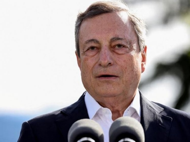 Italian PM Mario Draghi:  Ο Μάριο Ντράγκι ανακοίνωσε την απόφασή του να παραιτηθεί