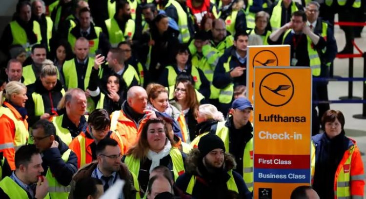 Lufthansa ground-staff strike: Ακυρώθηκαν περισσότερες από 1.000 πτήσεις στη Γερμανία λόγω απεργίας του προσωπικού