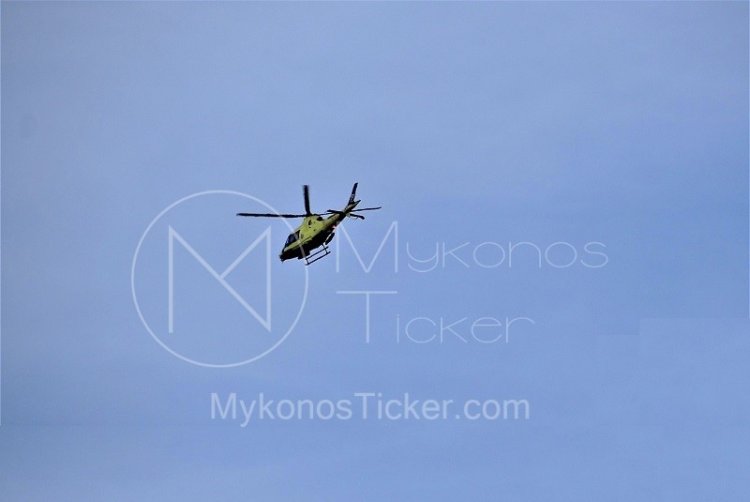 Medical AirLift from Mykonos: Αεροδιακομιδή δύο ασθενών από Μύκονο προς Ελευσίνα