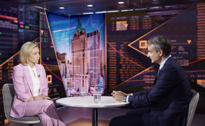 PM Mitsotakis to Bloomberg: Η αμφισβήτηση της ελληνικής κυριαρχίας δεν μπορεί να γίνει ανεκτή