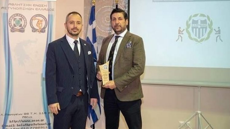 Police Sports Awards 2022: Τιμητική διάκριση για τον Πρόεδρο της Ελληνικής Ομοσπονδίας Πυγμαχίας Χάρη Μαριόλη