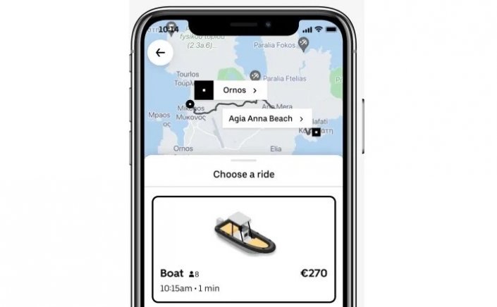 Uber boats in Mykonos: Η Uber λανσάρει την υπηρεσία  Uber Boat για μετακινήσεις με ναυλωμένα σκάφη στη Μύκονο