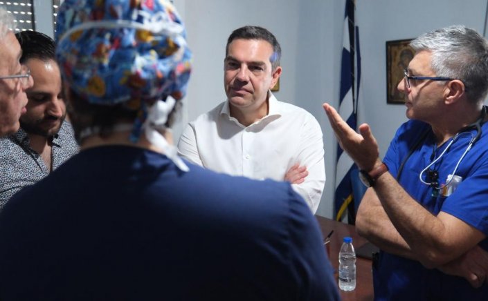 SYRIZA leader Alexis Tsipras: Η στήριξη του ΕΣΥ είναι για εμάς η πρώτιστη προτεραιότητα