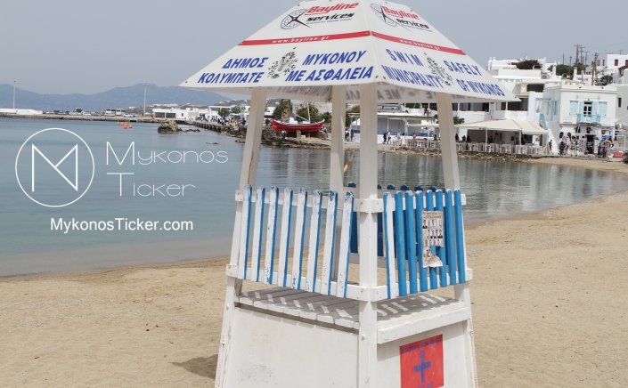Beach Lifeguard Service: Με lifeguards, ναυαγοσωστικά σκάφη και jet ski, ενισχύεται η ασφάλεια των λουόμενων στην Μύκονο