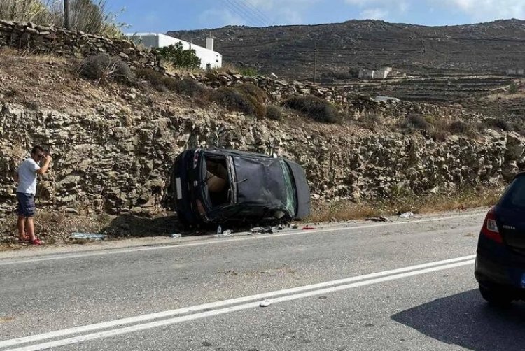 Mykonos Road  crash: Θανατηφόρο τροχαίο στην  Μύκονο